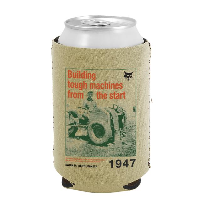 Tan 1947 Can Cooler